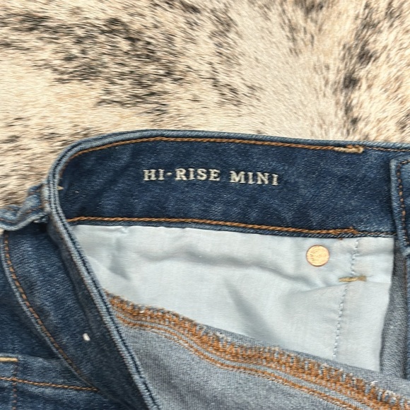 American Eagle High Rise Mini Jean Skirt - Picture 5 of 6